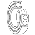 单列角接触球轴承